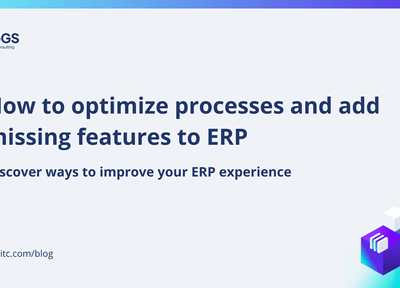 How to optimize processes and add missing features to ERP