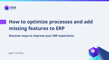 How to optimize processes and add missing features to ERP